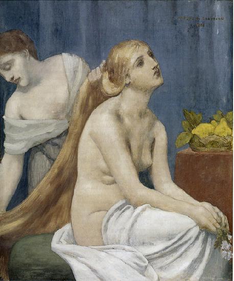 Pierre Puvis de Chavannes Toilette oil painting picture